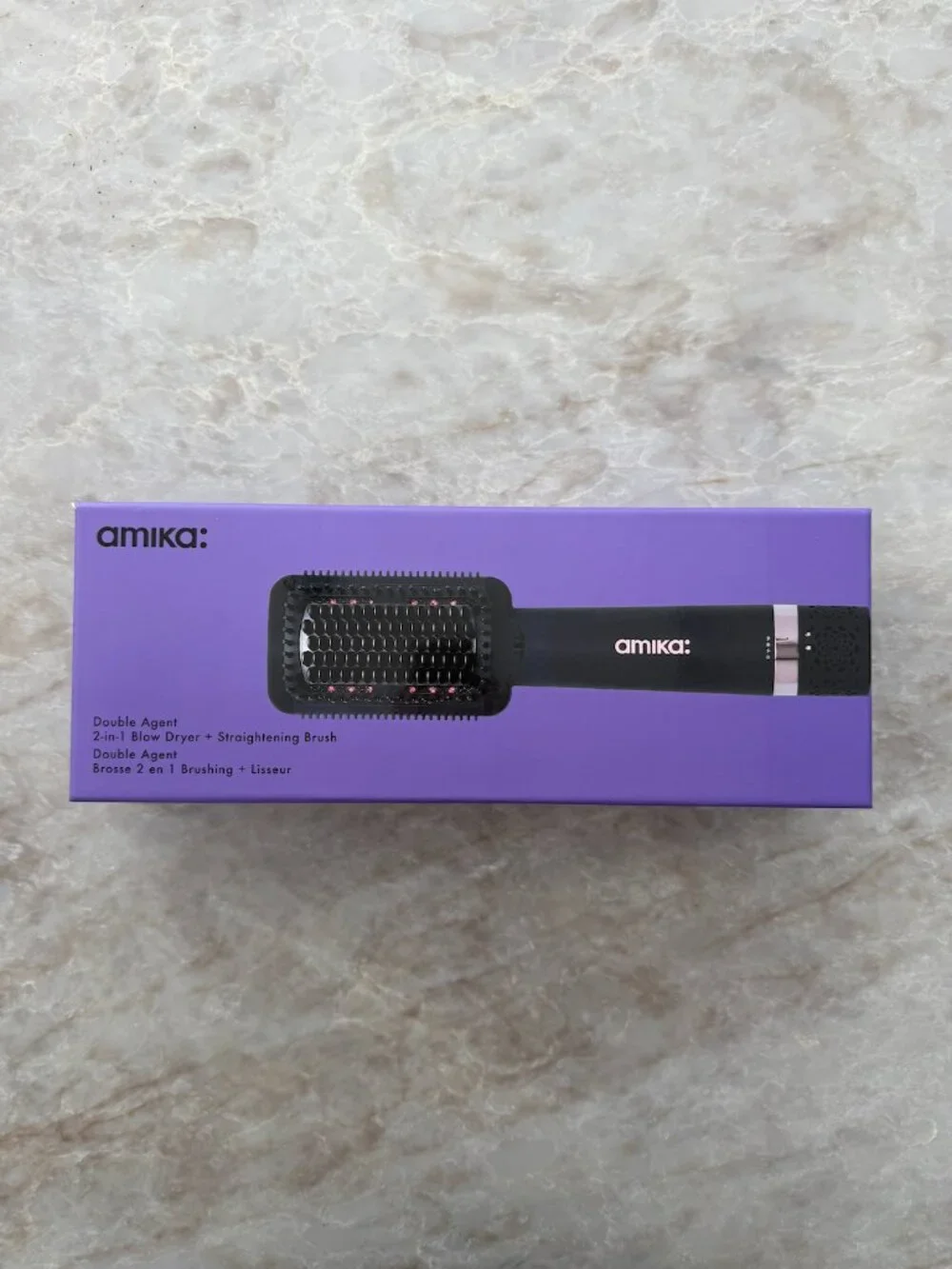 Amika Double Agent 2-in-1 Blow Dryer + Straightening Brush
